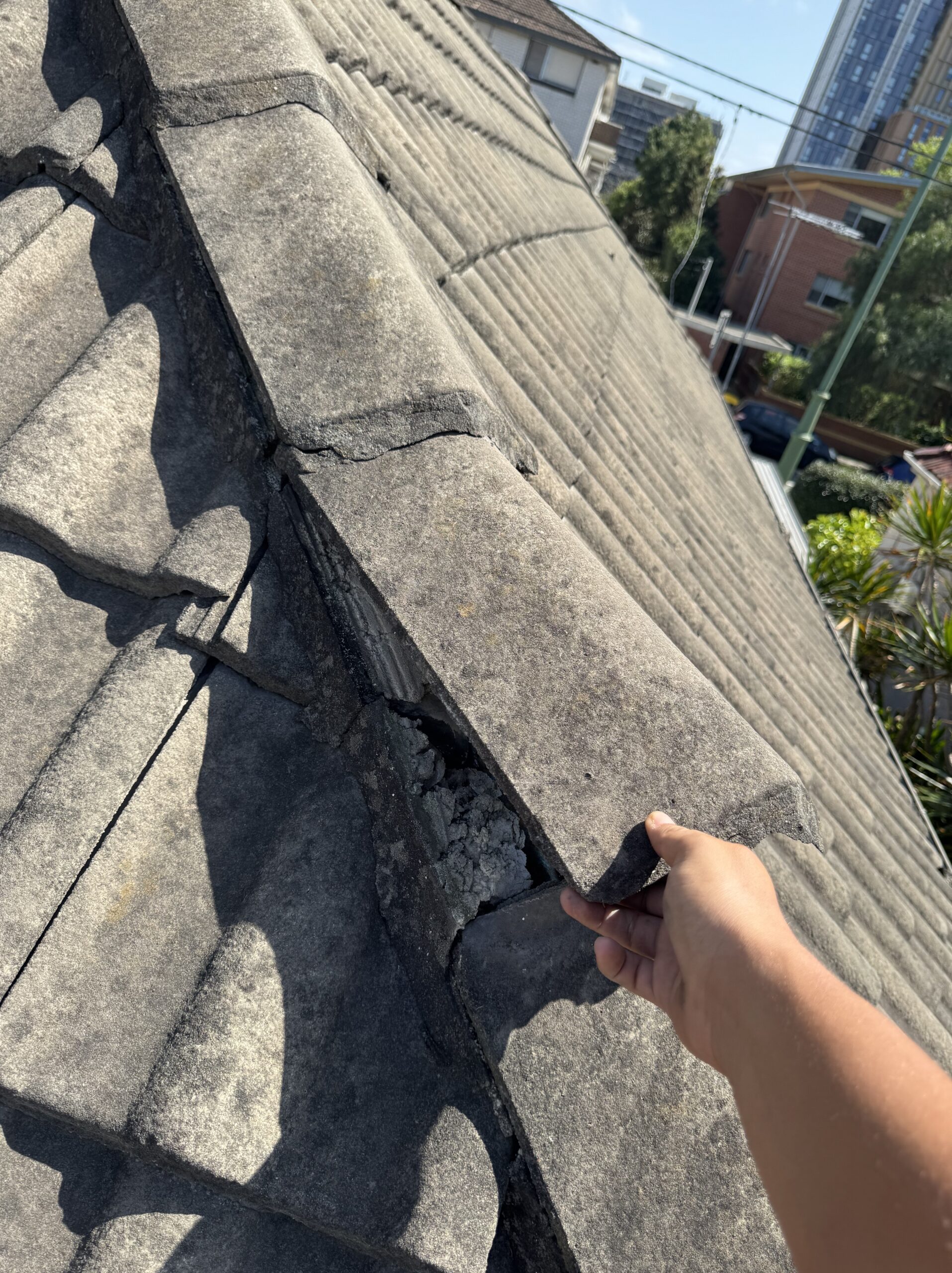 roof tile pointing and bedding