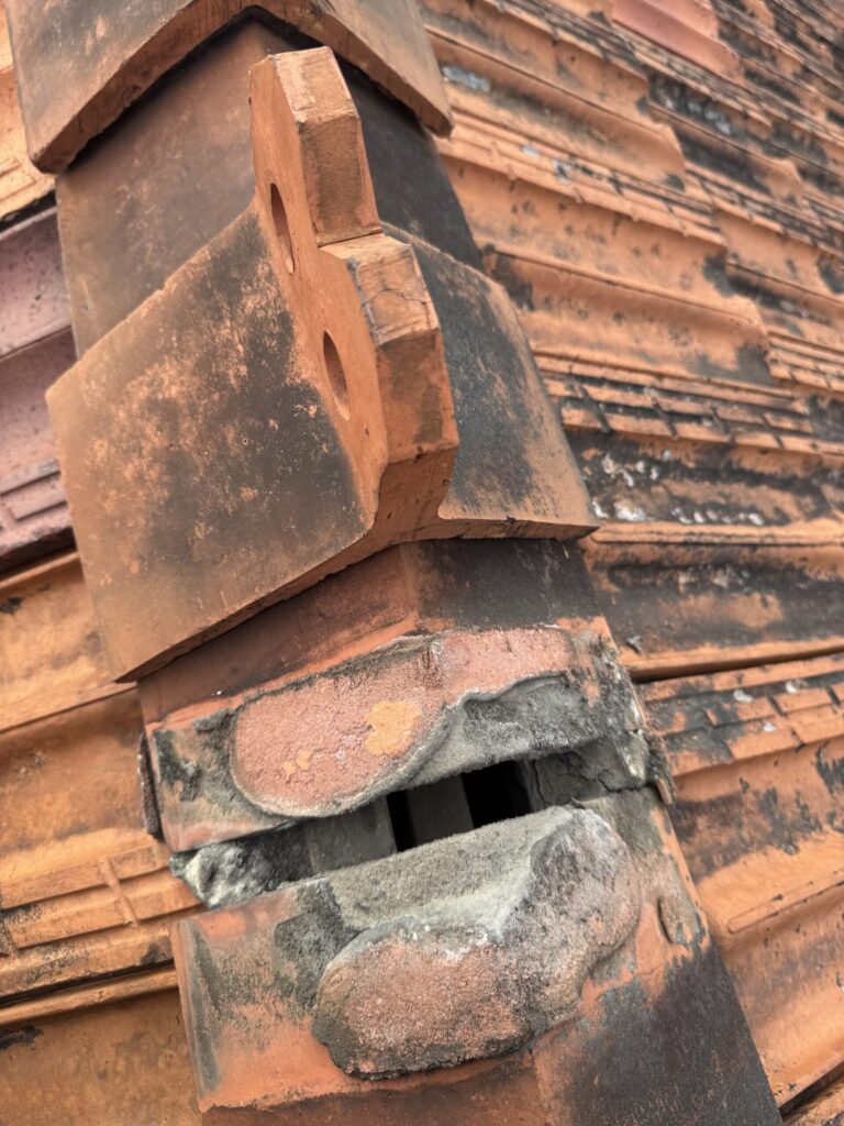 roof tiles and ridge capping