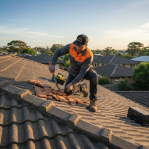 roof repair job in randwick, broken roof tiles