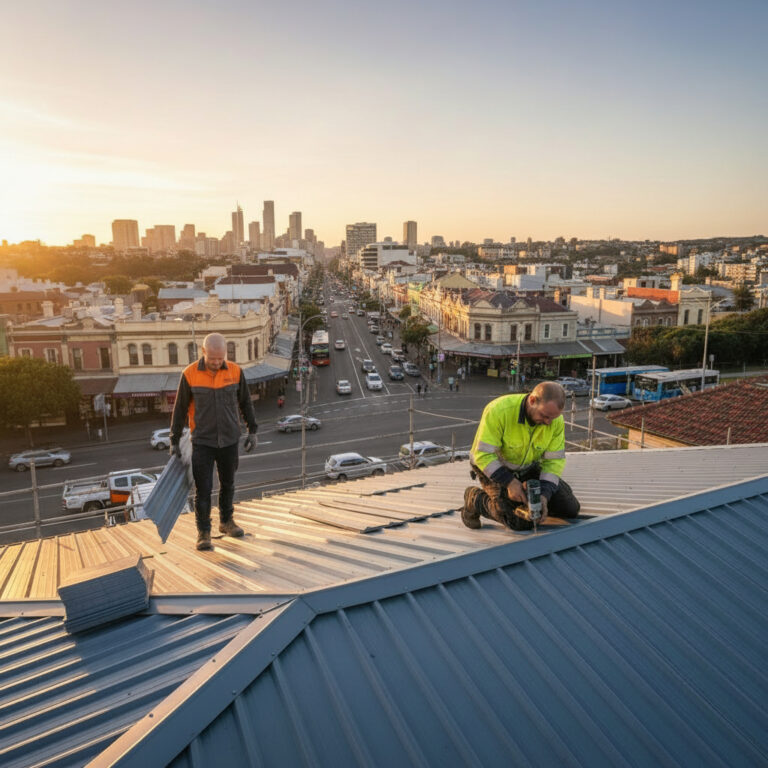 roof replacment job in the inner west sydney
